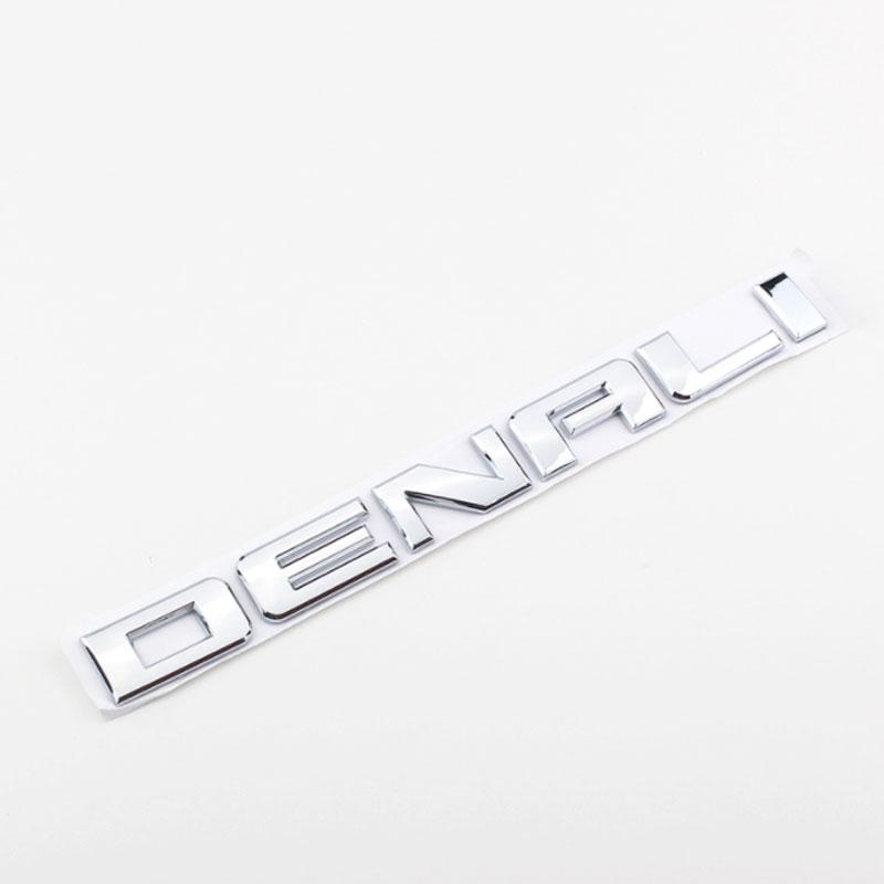 AABHB1 Логотип DENALI автомобильные наклейки для Chevrolet GMC DENALI sierra 2500 3500HD автомобильные наклейки модификация бокового крыла двери багажника наклейка аксессуары