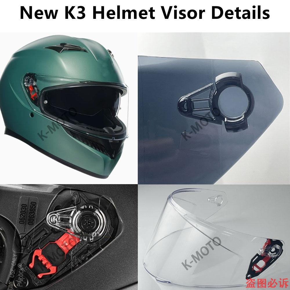 Helmet Visor for AGV K3 Shield New Model E2206 Old K3 K4 Motorcycle Helmet Glasses Motorbike Helmet Lens Motorcycle AccessoriesSpeed Sensors 6