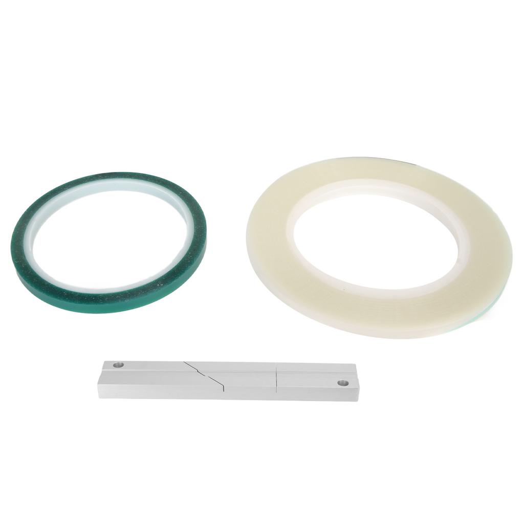 1/4 10 Inch Tape Splicing Set Compact Aluminum Alloy Metal Tape Splicing Block for Open Reel To Reel Tape Media