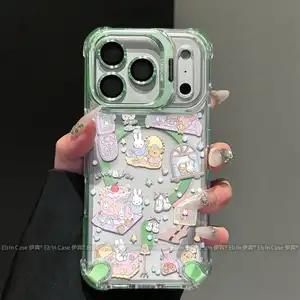 Милый магнитный чехол для телефона Miffy в форме пирожного Miffy 17Promax 17Air 16Plus 15Pro 14Promax 14Pro 13Promax