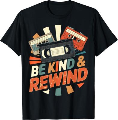 Kind And Rewind Music Tape Vintage Nostalgic 1970S 1980S T-Shirt