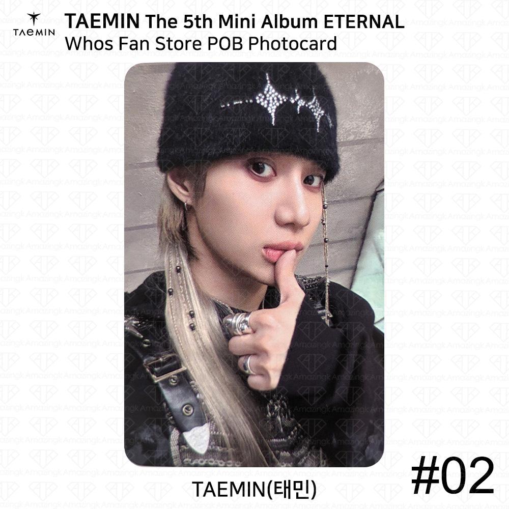 SHINee Taemin 5-й мини-альбом ETERNAL POB Фотокарточка SW KT4 Makestar Whosfan