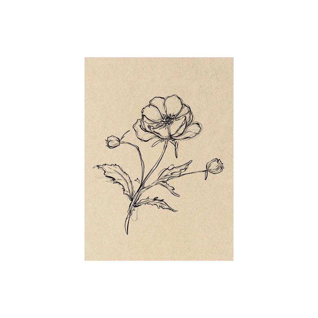 30*40CM Mural, Rural Mural Wallpaper Decoration, Frameless Image.