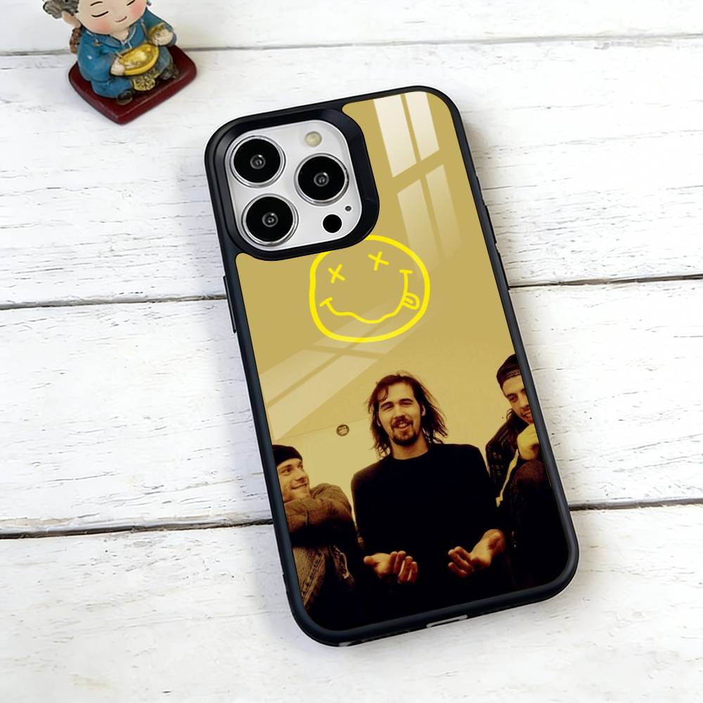 Чехол для телефона рок-группы Nirvana для iPhone 17, 16, 15, 14, 13, 12, 11 Plus, Pro, магнитный, для беспроводной зарядки Magsafe