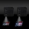 QLHA7 For Toyota GR Logo TRD GR Sport C-HR RAV4 Camry Corolla 86 Highlander Car HD Door Welcome Light Led Projector Lamp 1/2PCS
