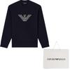 Emporio Armani eagle-emblem embroidered sweatshirt EM002906-AF10013-MB369