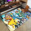 Pokemon Adventure Carpet For Playroom Bedroom Living Room Sofa Home Decorkids Game Area Rug Nonslip Floor Mat