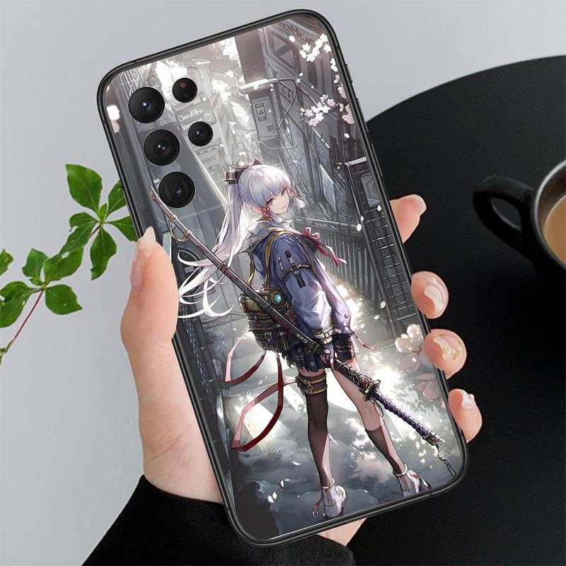 Чехол для телефона Genshin Impact Anime для Samsung A52S A21S A33 A23 A13 A14 A32 A52 A53 A54 A51 A71 M51