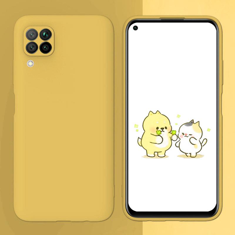 Мягкий и простой чехол ярких цветов для Huawei P40 Lite E P40 Pro P40 Lite 5G 4G, тонкий матовый силиконовый чехол