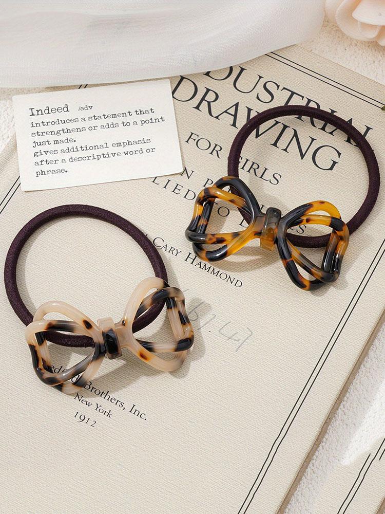 1 шт. Повязка на голову с бантом с узором черепахи, высокая эластичность, дизайн коричневой веревки, ретро, модная, подходит для свиданий, для улицы