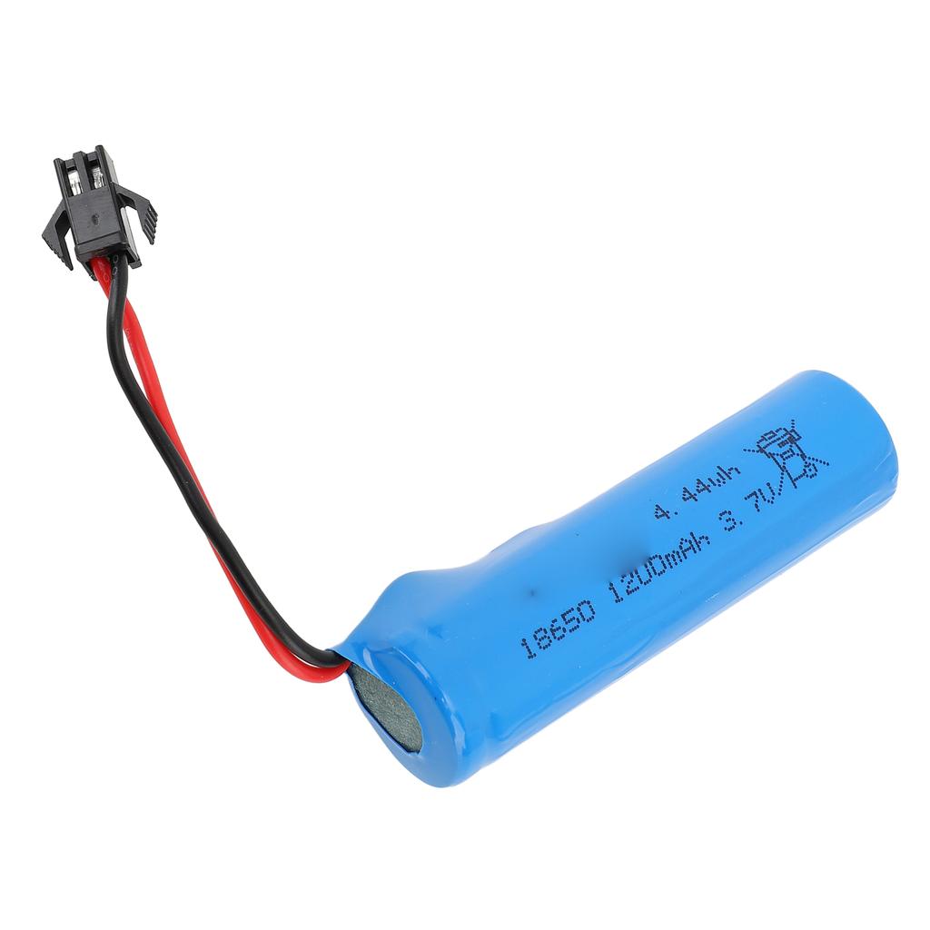 RC Lithium Battery 3.7V 1200mAh Prevent Overcharge Short Circuit SM Black Plug 1200mAh Lithium Battery For RC Crwaler