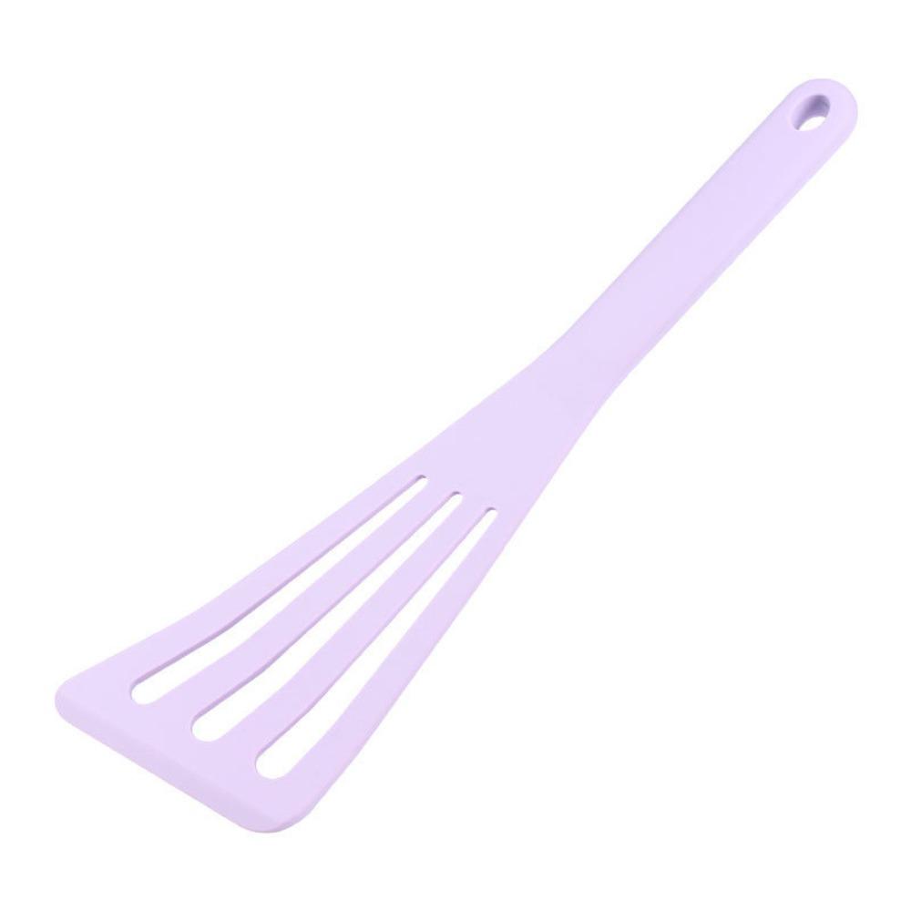 Silicone Inclined Leakage Shovel Heat Resistant Steak Spatula Fish Frying Spatula Non-stick Pan
