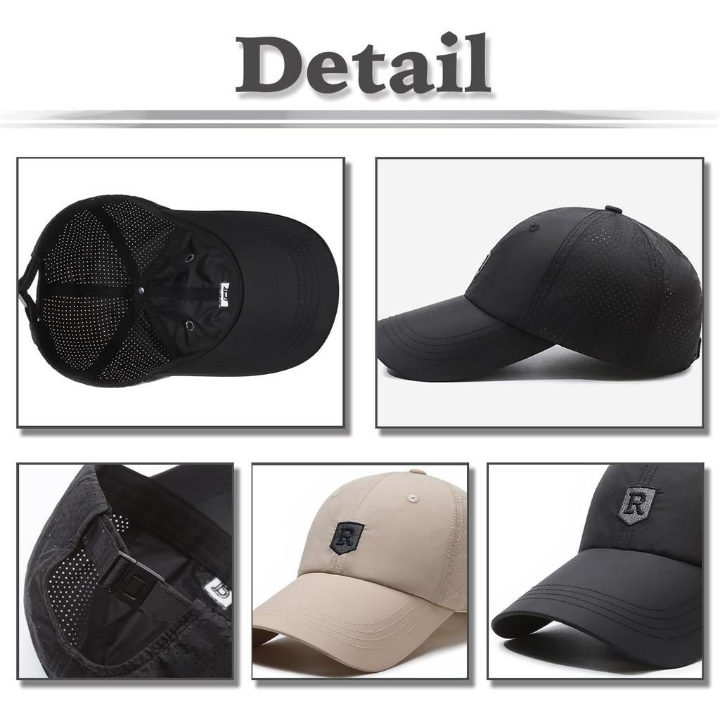 Кепка White Fang Дышащая Защита от солнца Бег Спорт На открытом воздухе Мужчины Женщины CZA081 (черный)