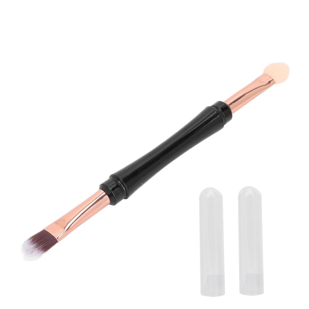 Кисть для теней для век, двухсторонняя, профессиональная, спонж-кисть для макияжа глаз, для начинающих