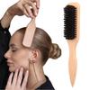 Гладкая парикмахерская расческа для начесывания волос, щетка для укладки волос, новая задняя щетка для гладкого конского хвоста