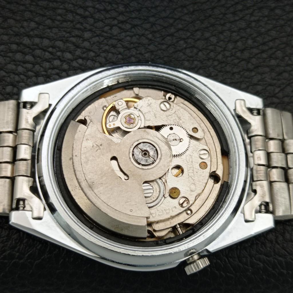 SEIKO 5 AUTOMATIC VINTAGE REFURBISHED JAPAN MENS GREEN DIAL WATCH a445967-1
