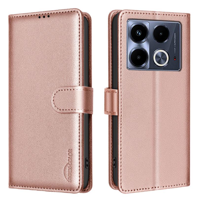 Чехол-книжка для кошелька для Infinix Note 40 Pro 4G Чехлы для Infinix Note40 Pro+ Plus 5G Coque Кожаные защитные сумки для телефона 2025