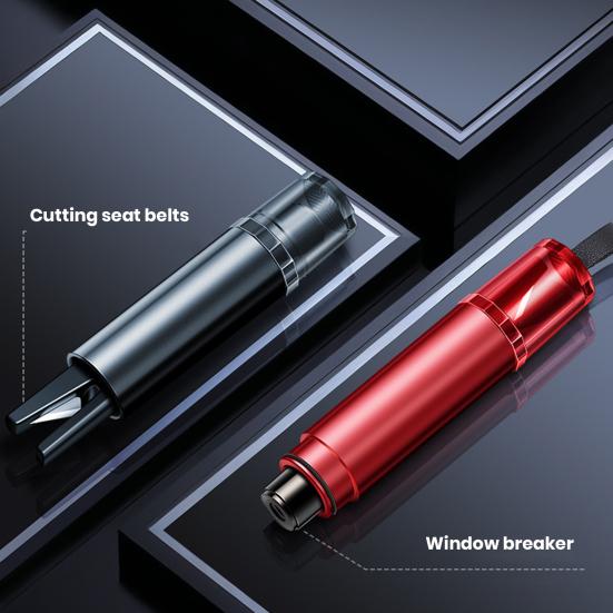 Car Window Glass Breaker with Seat Belt Cutter Tool Lightweight Portable Multi-Function Safety