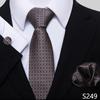 Men's Business Dress Tie 8cm Hand Tie Suit Shirt Work Professional Dress Tie Accessories Arrow Neckties for Men