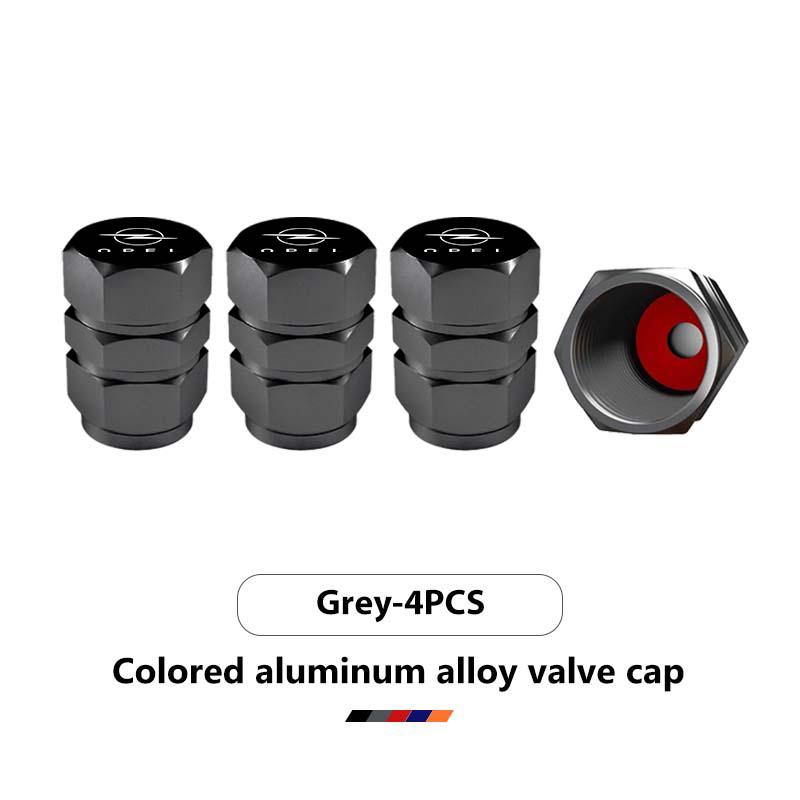 Car Logo Tire Valve Stem Caps Aluminum Alloy Wheel Dustproof Valve Stem Cover For Opel Astra H K J G Corsa E D OPC Insignia B OT4