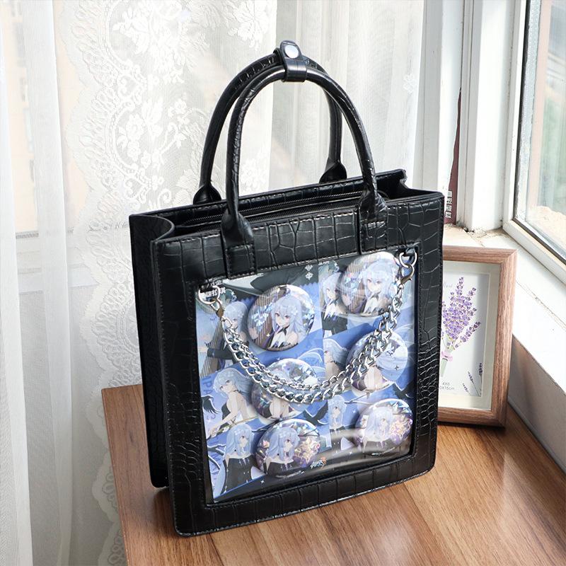 Japanese Millet Peripheral Second Dimensional Large Capacity Crossbody Shoulder Bag Baby Bag Pain Bag Women's Bag Large Capacity Shoulder Bag