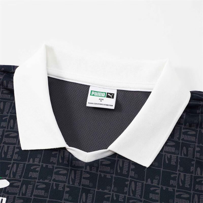 PUMA T Shirts Men's Marine Blue Polo Collar Moderate Straight Fit 628137-14