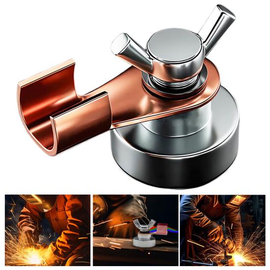 Износостойкий магнитный зажим заземления для сварки с надежным заземлением