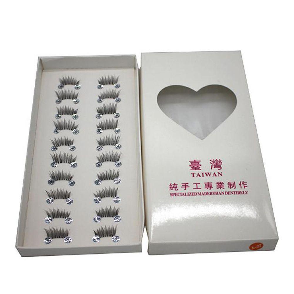 10 Pairs Cosmetic Makeup Tool Black Natural Fake Half Corner False Eyelashes Mini