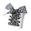 New 120cm Long Cute Fashion Leopard Print Ladies Exquisite Small Fresh Lace Flat Bottom Silk Satin All-match Pair Of Shoelaces