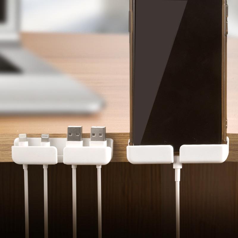 3 шт. практичный настольный USB-кабель с фиксированным органайзером, зажим, пряжка, держатель для провода, зажим для кабеля, устройство для намотки шнура