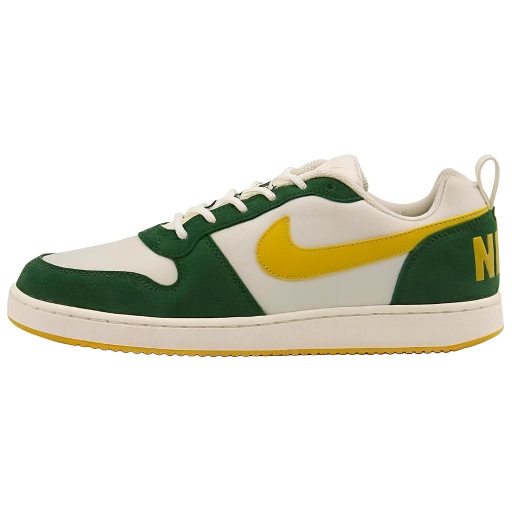 Nike Court Borough Abrasion Resistant Low top Skateboard Shoes Men's Black White Brown 844881-100(Team1453-)