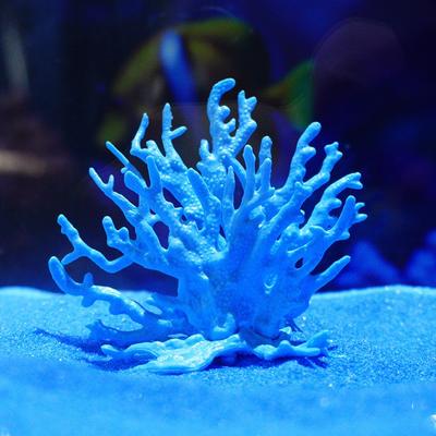 Маленькие мягкие кораллы, аквариумные растения, железные ветки, ландшафтный дизайн аквариума