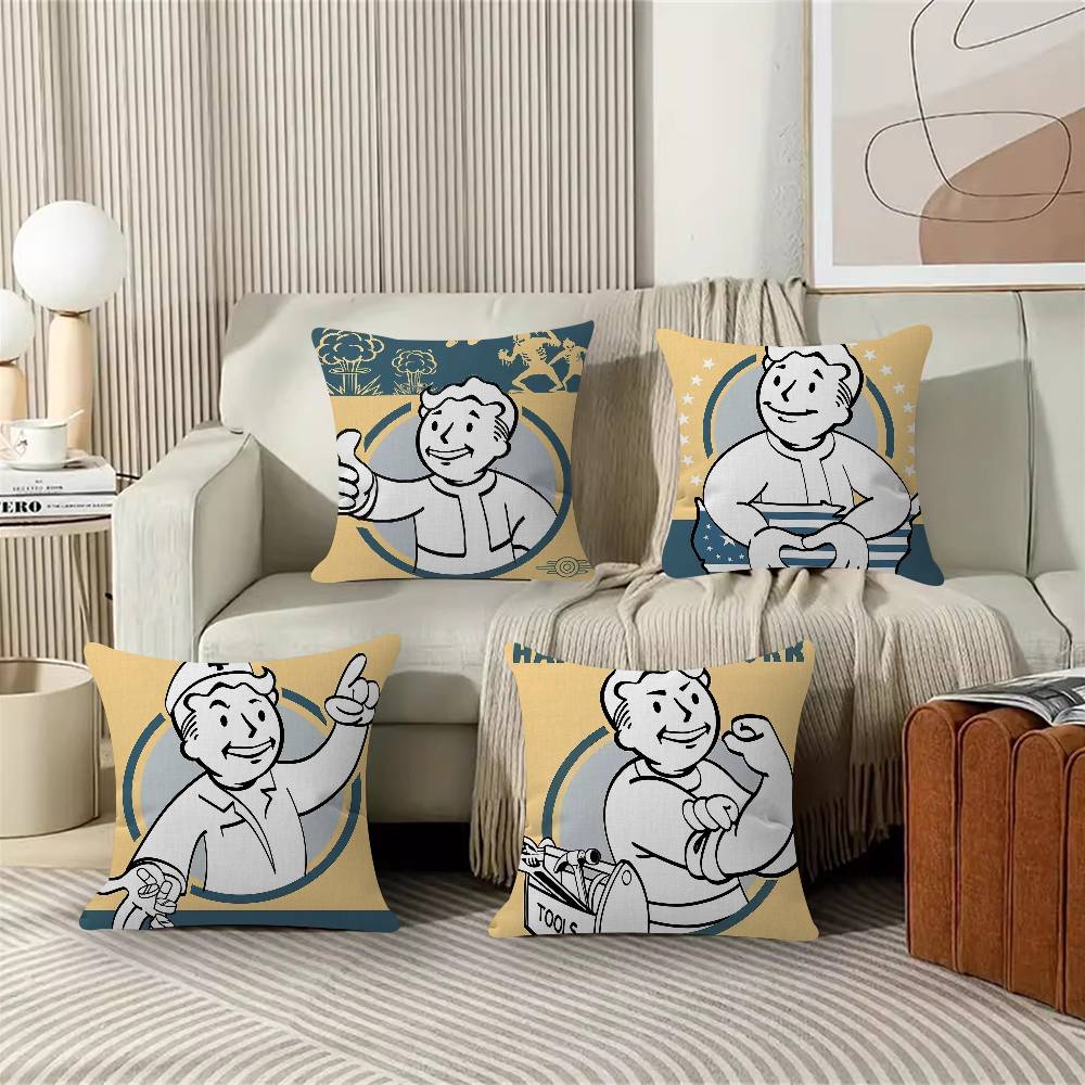Hot Game FFallouts Vault BBoys Personalized Pillow Dust Cover Bedroom Kids Party Decoration Pillowcase Birthday Children