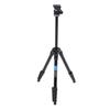 Camera Tripod with Ball Head Center Column Quick Release Plate Aluminum Alloy Travel Tripod for