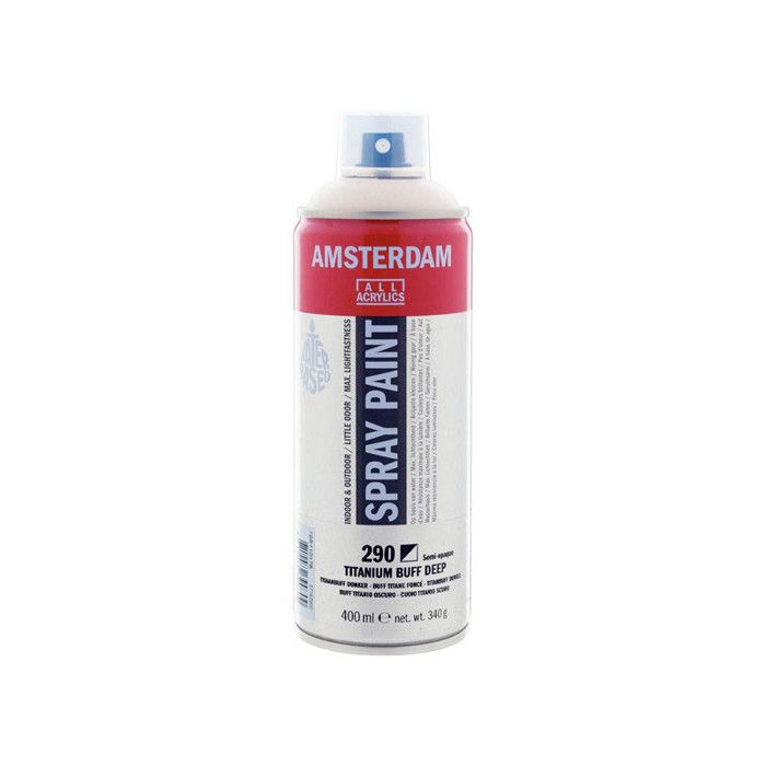 Bombe de peinture Amsterdam 400 ml buff titane foncé