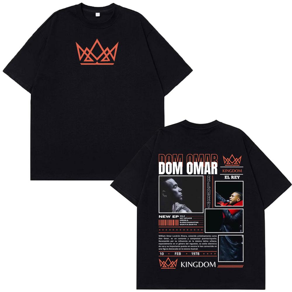 Don Omar Album Print TShirt Unisexs Womens Fashion TShirt Short Sleeve Casual Cotton HipHop TShirt Hobbyist Gift