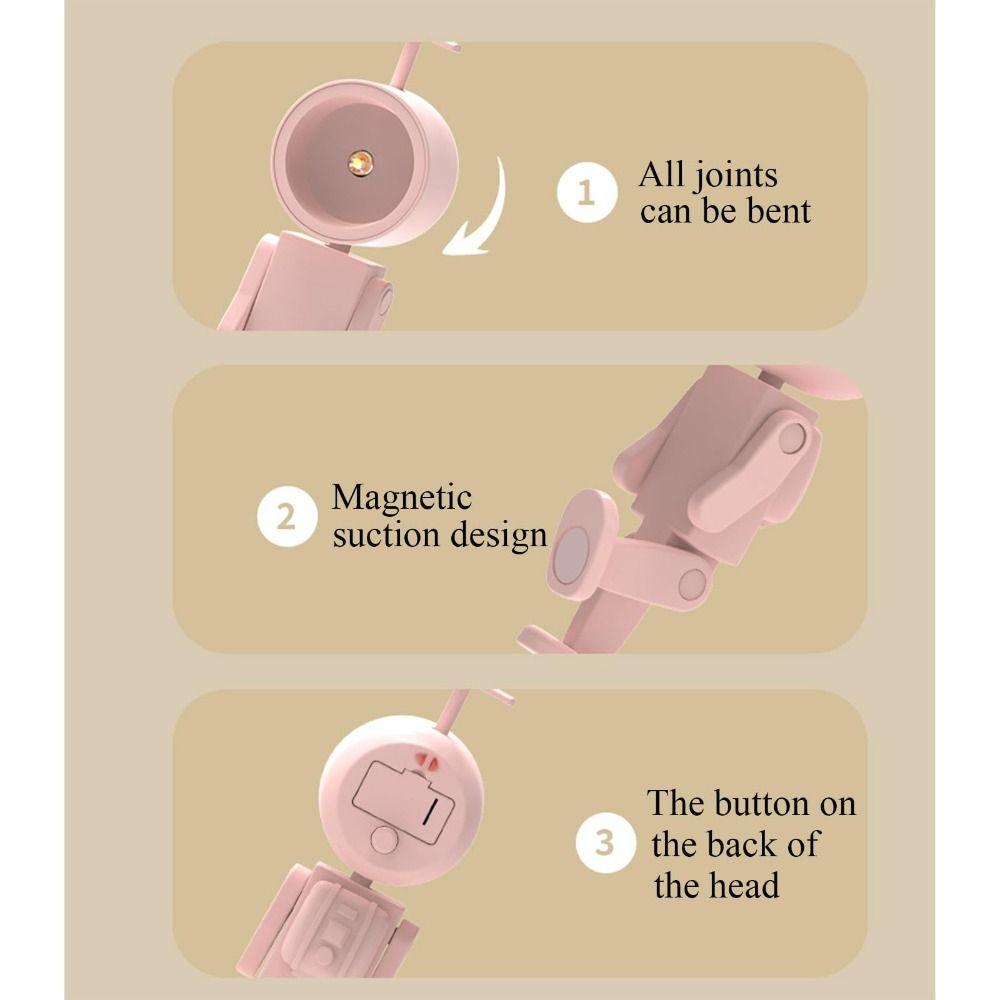 Мини-ночник-астронавт, мультяшная настольная лампа, милый светодиодный ночник, спальня