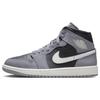 Air Jordan 1 Mid Cement Grey Women Sneakers Sail Anthracite BQ6472-022