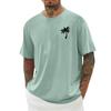 Men's Hawaii Printed T-Shirt Men's Loose Casual Short Sleeve Top