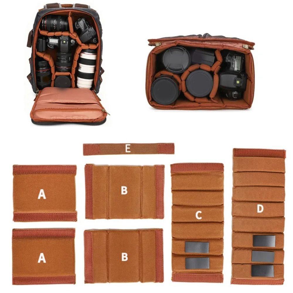 Foam Padding Camera Separators Wear-resistant Lenses Partition Backpack Compartments Travel