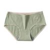 4PCS Underwear Women's Cotton Mid-waist Bacteriate-resistant Fashion Breathable Briefs