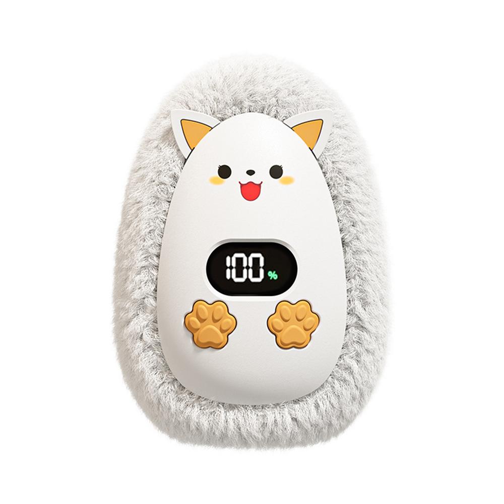 Smart Hand Warmer USB Rechargeable Pocket Heater Cute Animal Hand Warmer Digital Display Outdoor Palm Hand Warmer