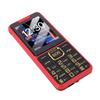 Кнопочный телефон 4G LTE разблокированный с кнопкой SOS 2500 мАч Dual SIM MP3 Звонки SMS Функции Интернет Красный