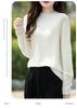 Retro Colorful Polka Dot Sequin Wool Sweater - Loose Fit, Round Neck, Warm for Autumn/Winter