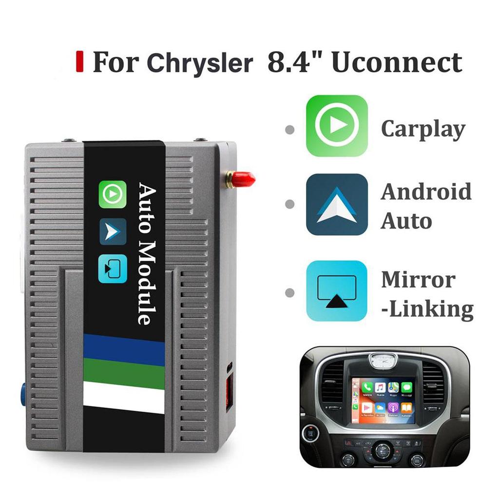 Sinairyu Модуль CarPlay Беспроводной CarPlay Android Auto Интерфейс Совместим Для Chysler 300 300C 300S 2012 2013 8.4" Uconnect Car Play