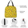 Yellow Bathtime Rubber Ducks Pattern Insulated Lunch Bag for Kids School Cooler Thermal Food Box Tote Lunch Boxes Container