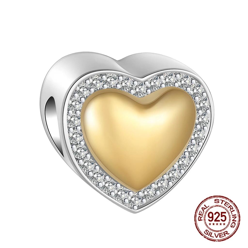 Стерлингового серебра 925 пробы, Золотая подвеска, Корона, семейное дерево, защитная цепочка, полые бусины, подходят для оригинальных новых браслетов, женские ювелирные изделия, сделай сам