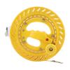 ABS Outdoor Kite Line String Winder Grip Wheel Flying Tools 20cm Wheel with 200M Line(20cm Yellow