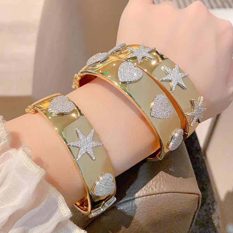 New Fashion Stone Bracelet Star Love Bracelet Bracelet European and American Beauty