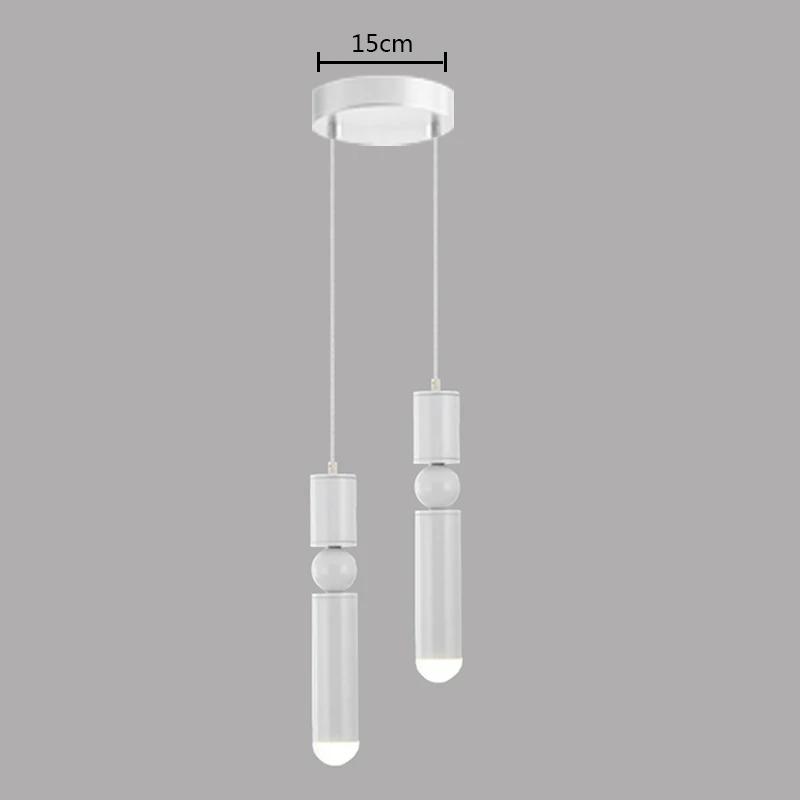 Креативная люстра для ресторана в скандинавском стиле, современные и минималистичные светодиодные светильники для бара, обеденного стола, декора комнаты, прикроватной потолочной люстры